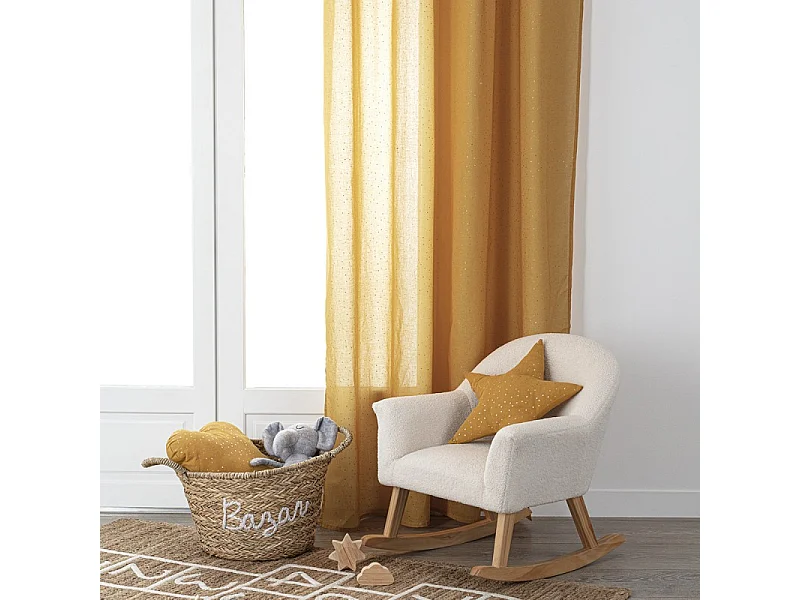 Rideau Enfant "Berlingot" 140x250cm Beige