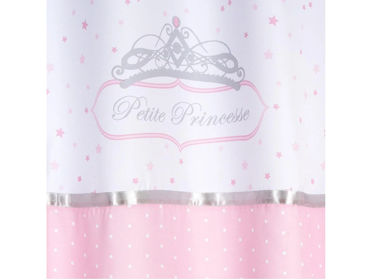 Rideau "Princesse Ruban" 140x260cm Rose