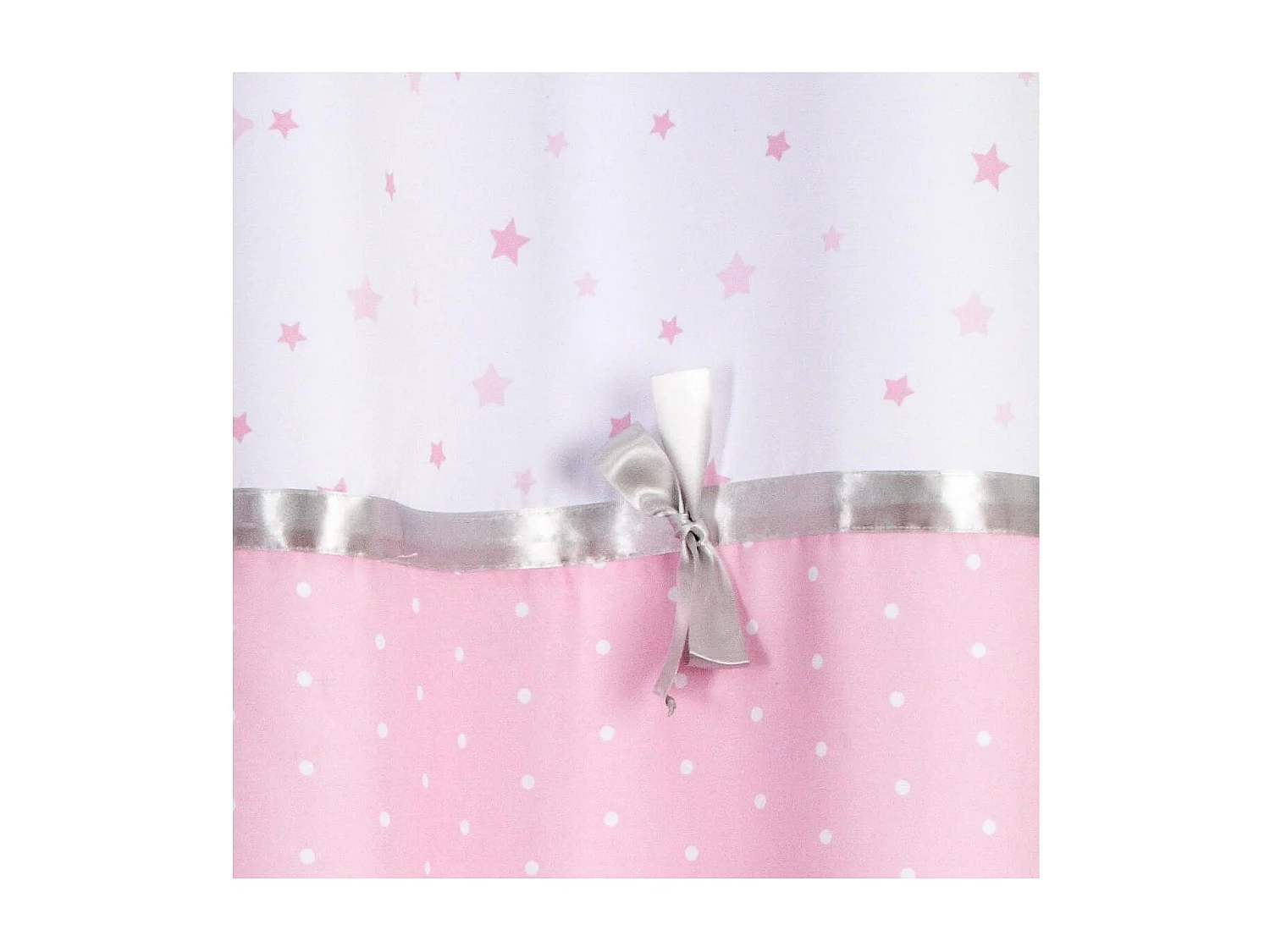 Rideau "Princesse Ruban" 140x260cm Rose