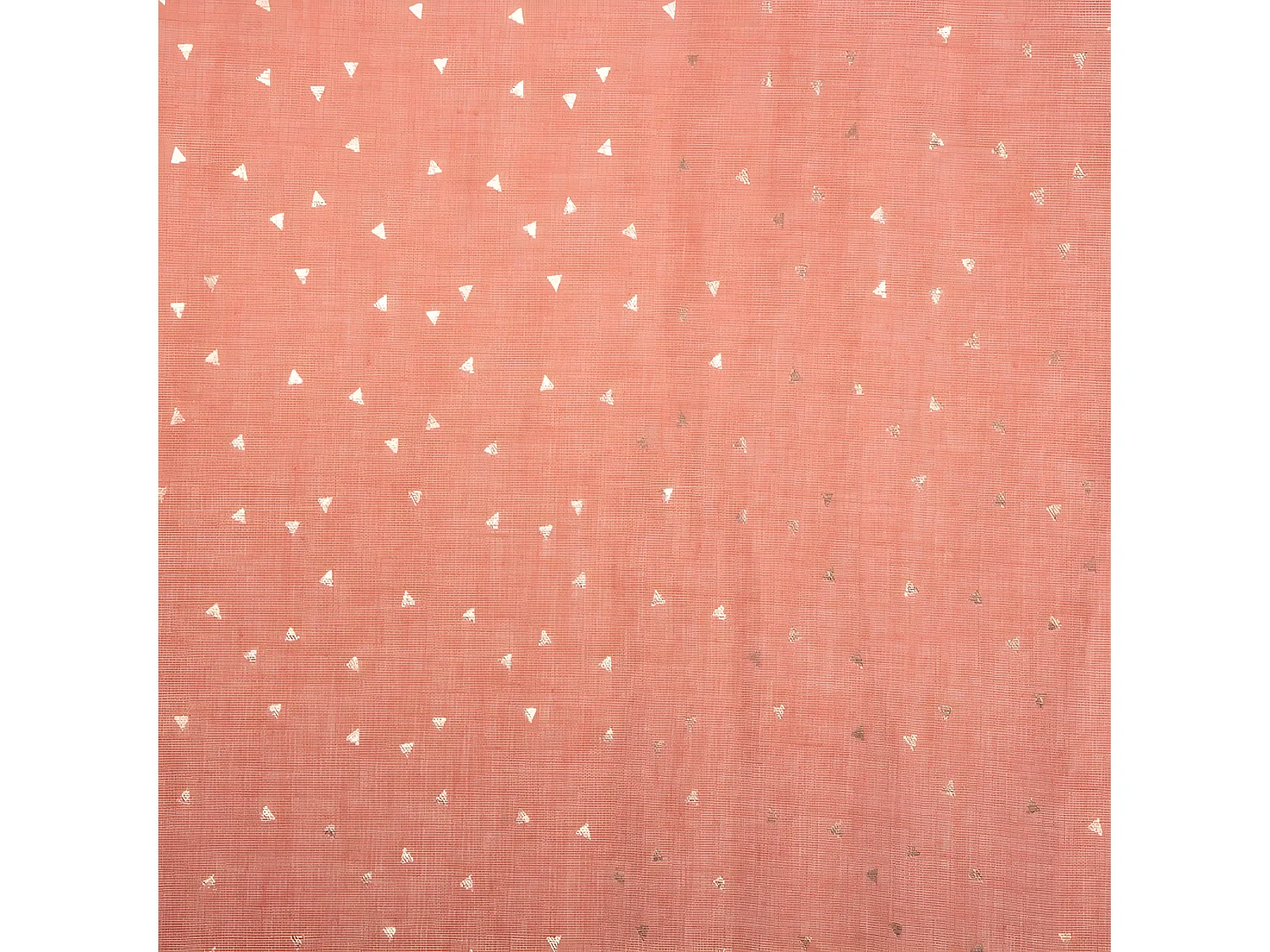 Cortina de algodão rosa 250x140cm