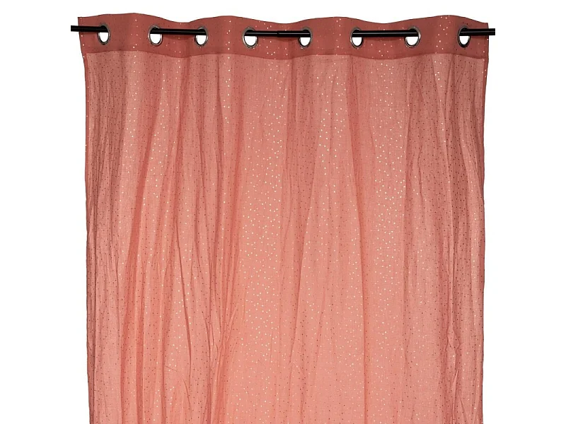 Rideau Enfant "Berlingot" 140x250cm Terracotta