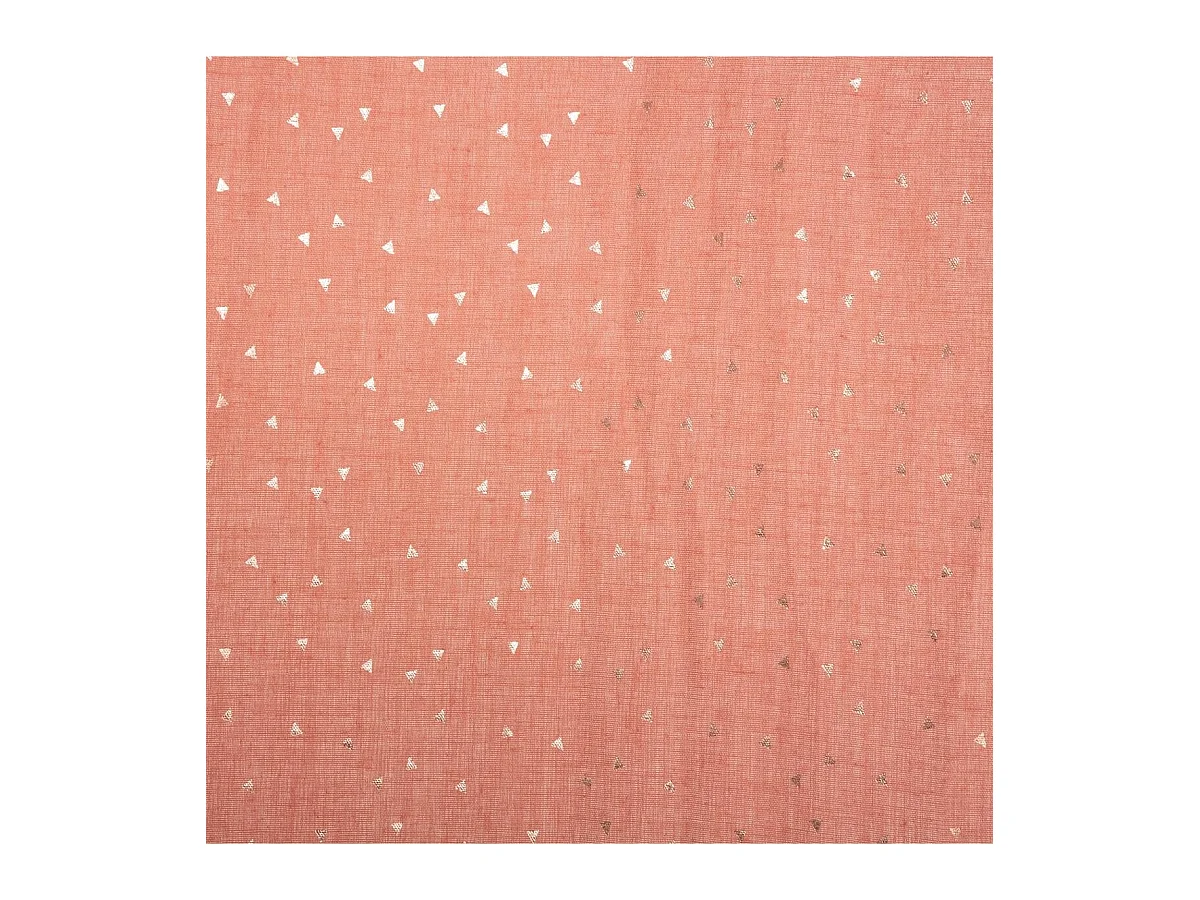 Cortina de algodão rosa 250x140cm