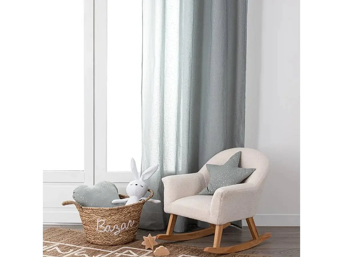 Rideau Enfant "Berlingot" 140x250cm Bleu