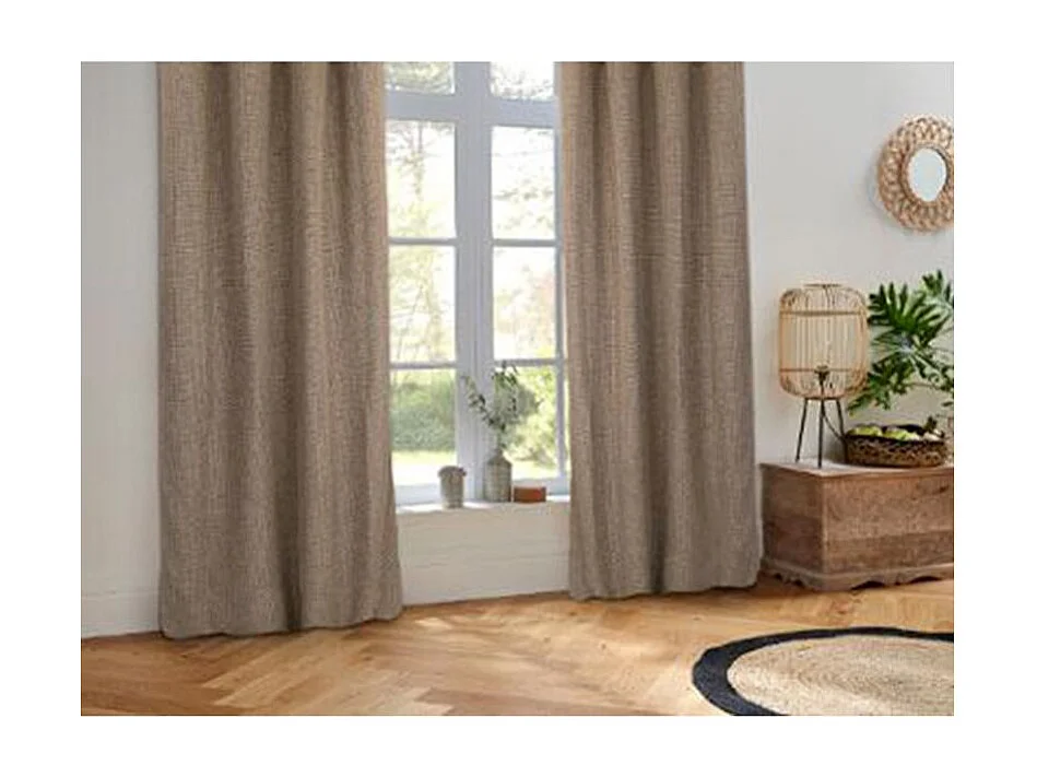 Rideau à Œillets Maille "Wild" 140x260cm Lin