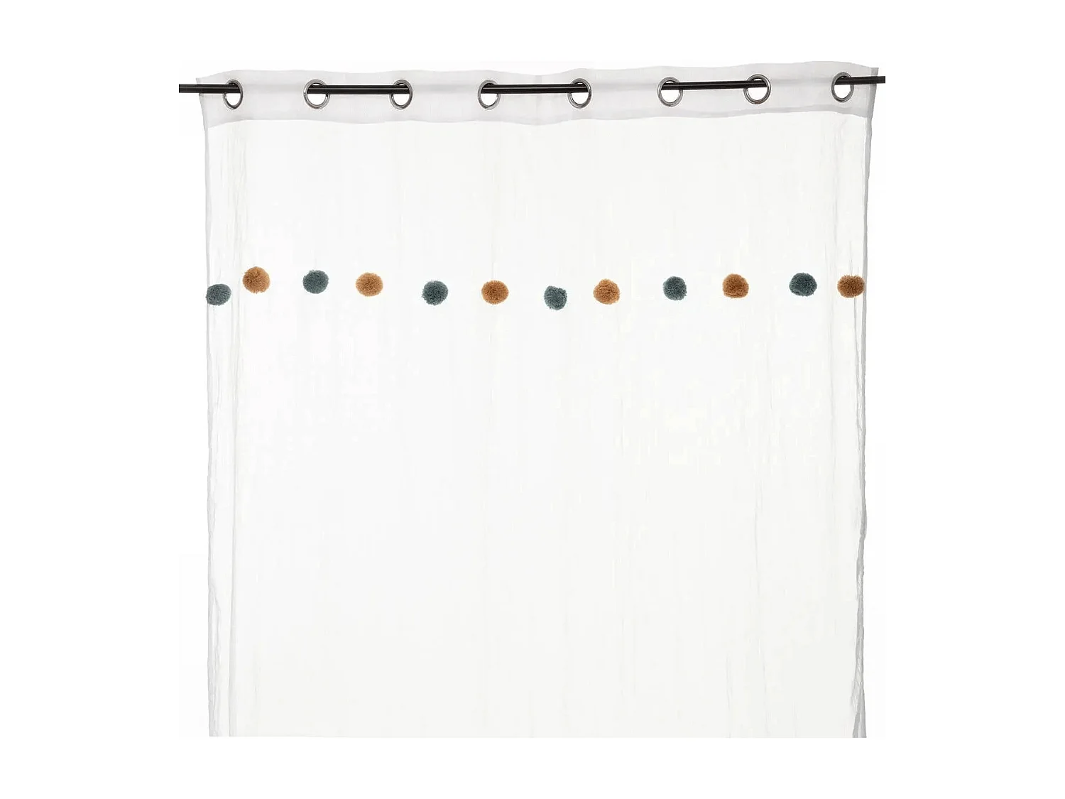 Gordijn katoen wit 240x140cm