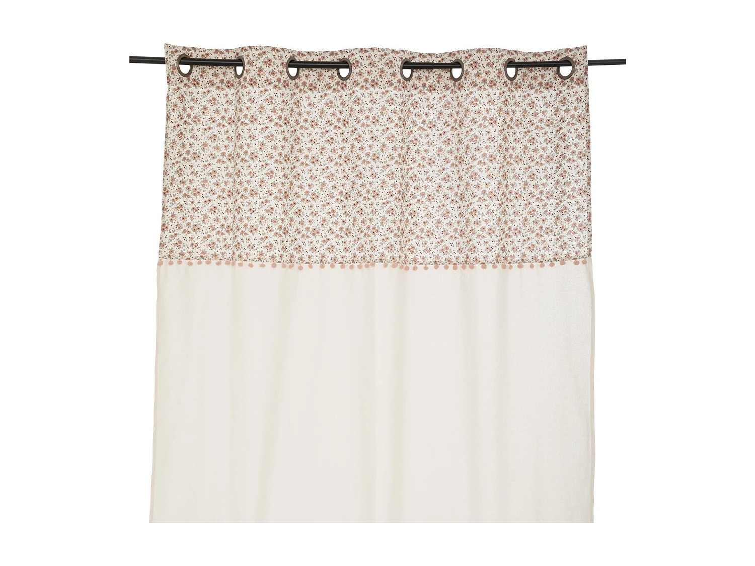 Cortina infantil con diseño floral 140 x 260 cm