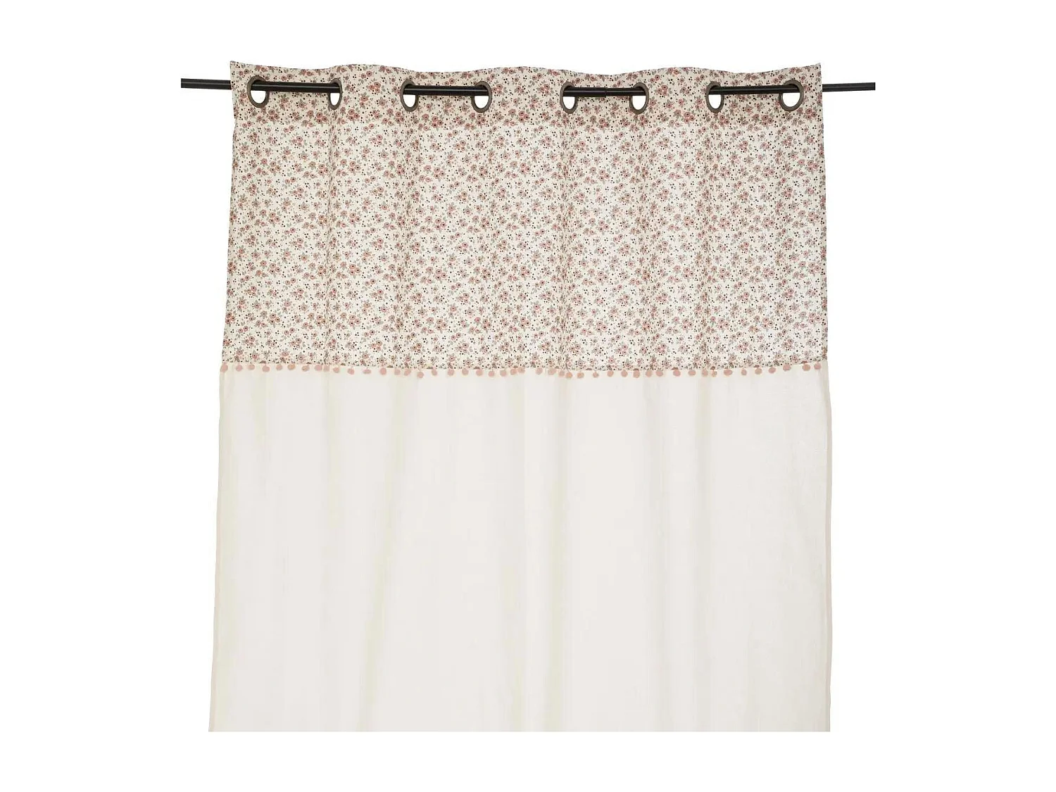 Cortina infantil con diseño floral 140 x 260 cm