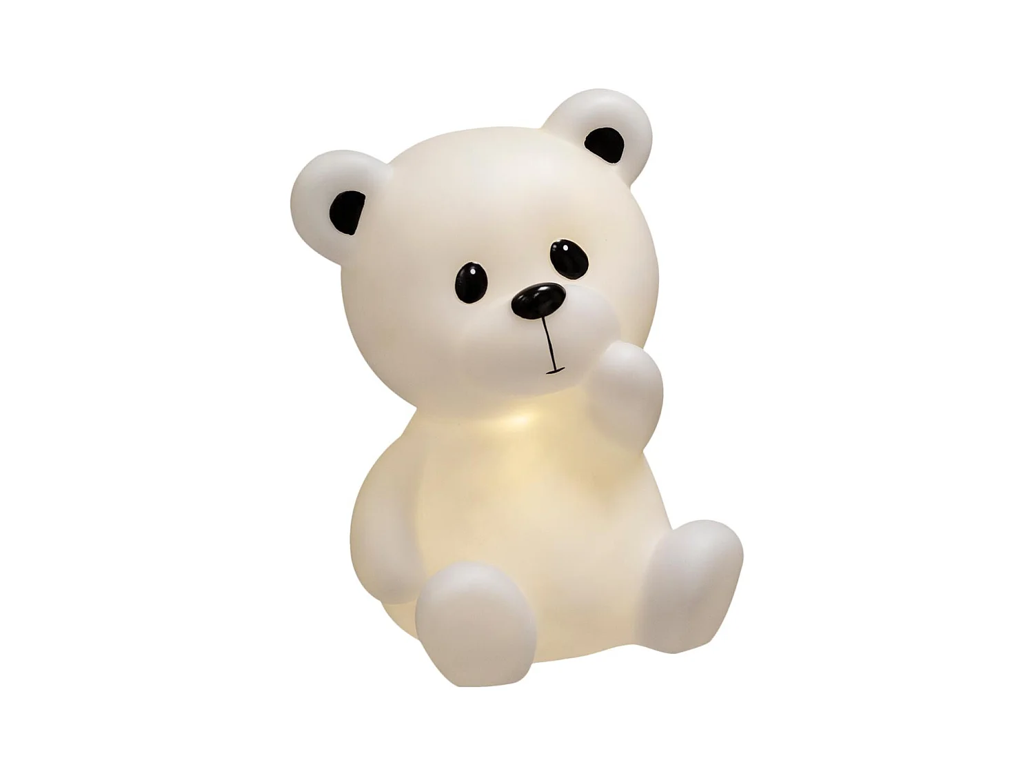 Veilleuse Enfant à Poser "Ourson" 30cm Blanc