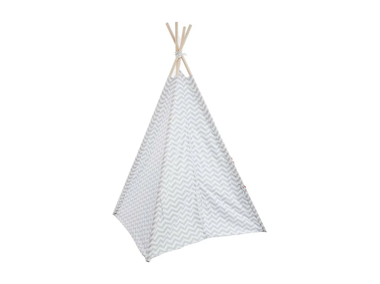 Tipi Déco Enfant "Motifs" 160cm Gris