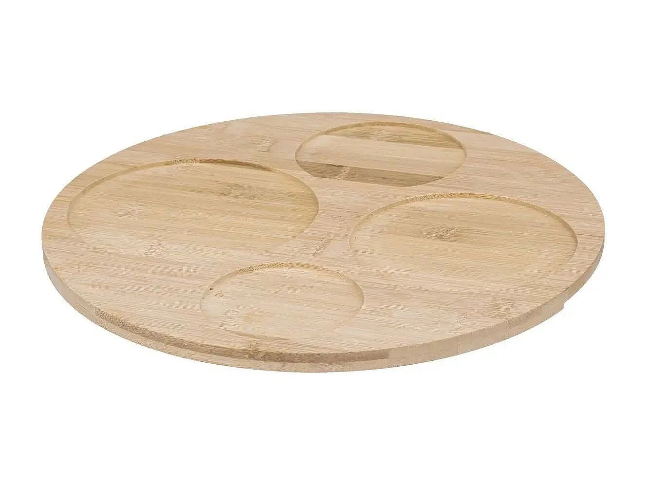 Set Apéritif 5 Pièces "Bambou" 33cm Blanc