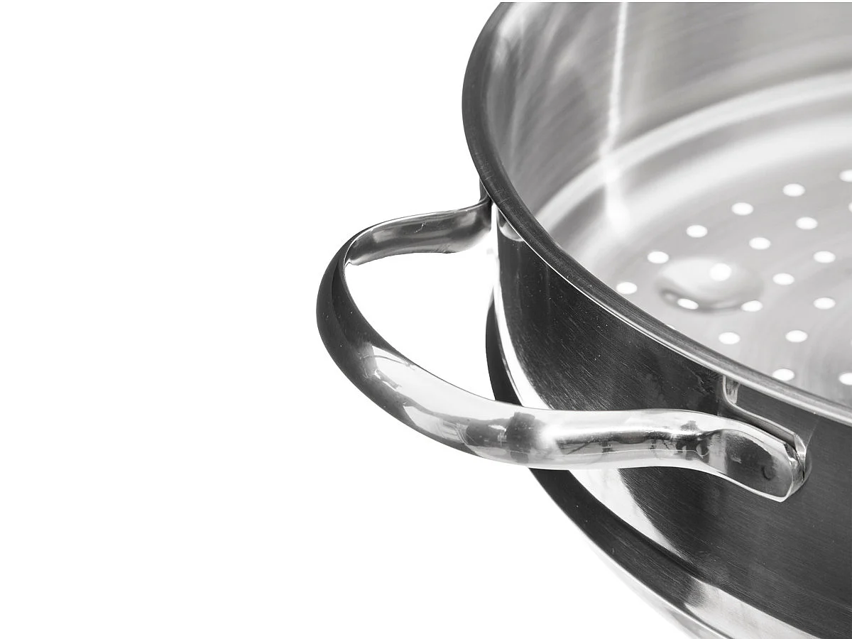 Panier Vapeur Inox "Cuisine" 28cm Argent