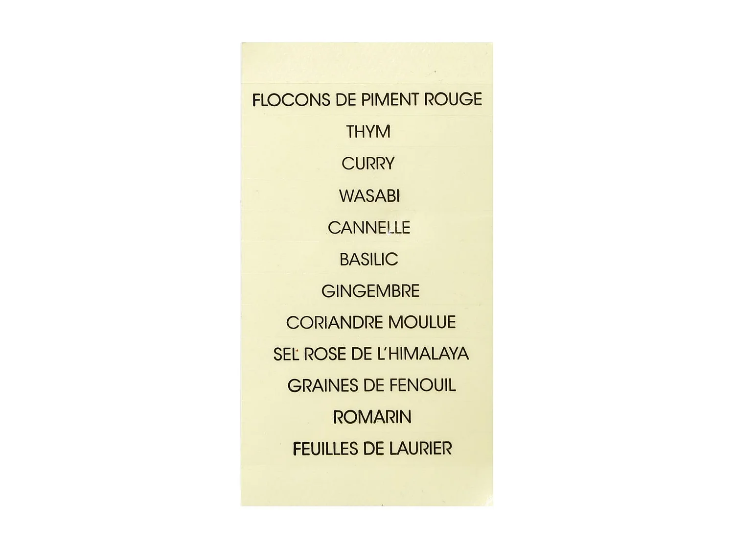 Présentoir à Épices "12 Pots" 32cm Transparent