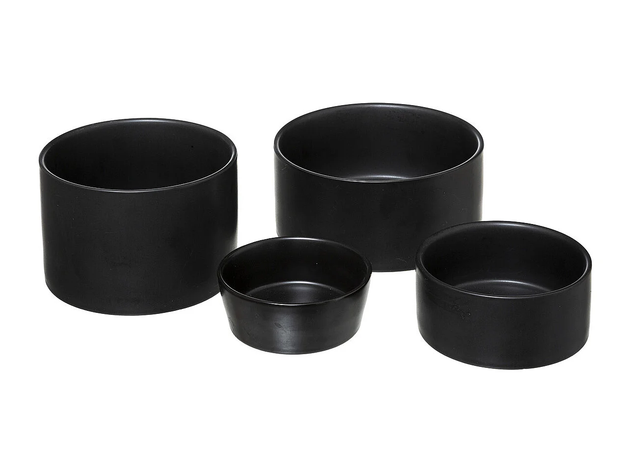 Set Apéritif 5 Pièces "Modern Wood" 33cm Noir
