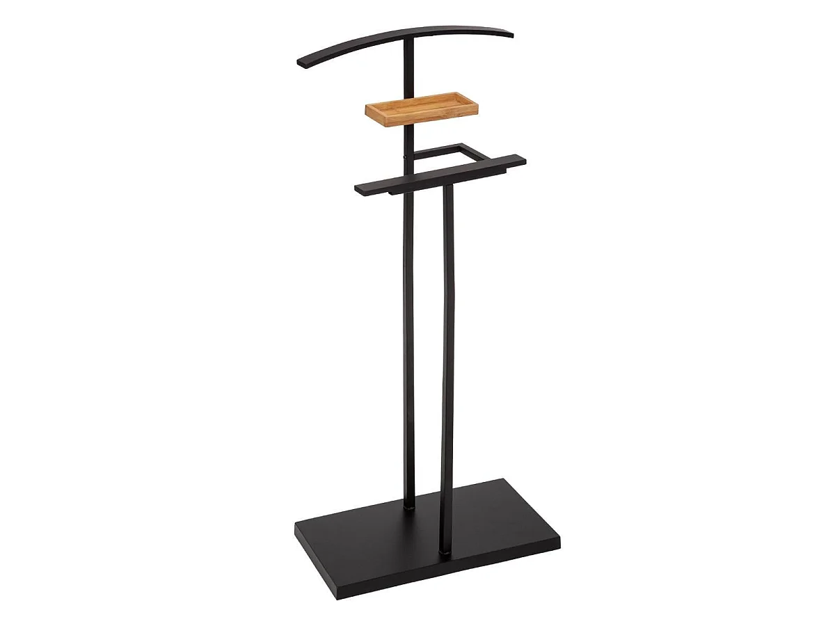Valet de Chambre Design "Bambou" 114cm Noir