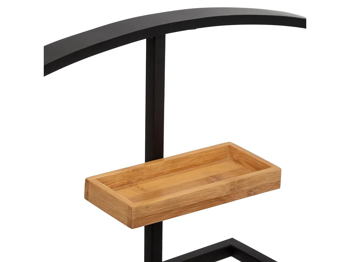 Valet de Chambre Design "Bambou" 114cm Noir