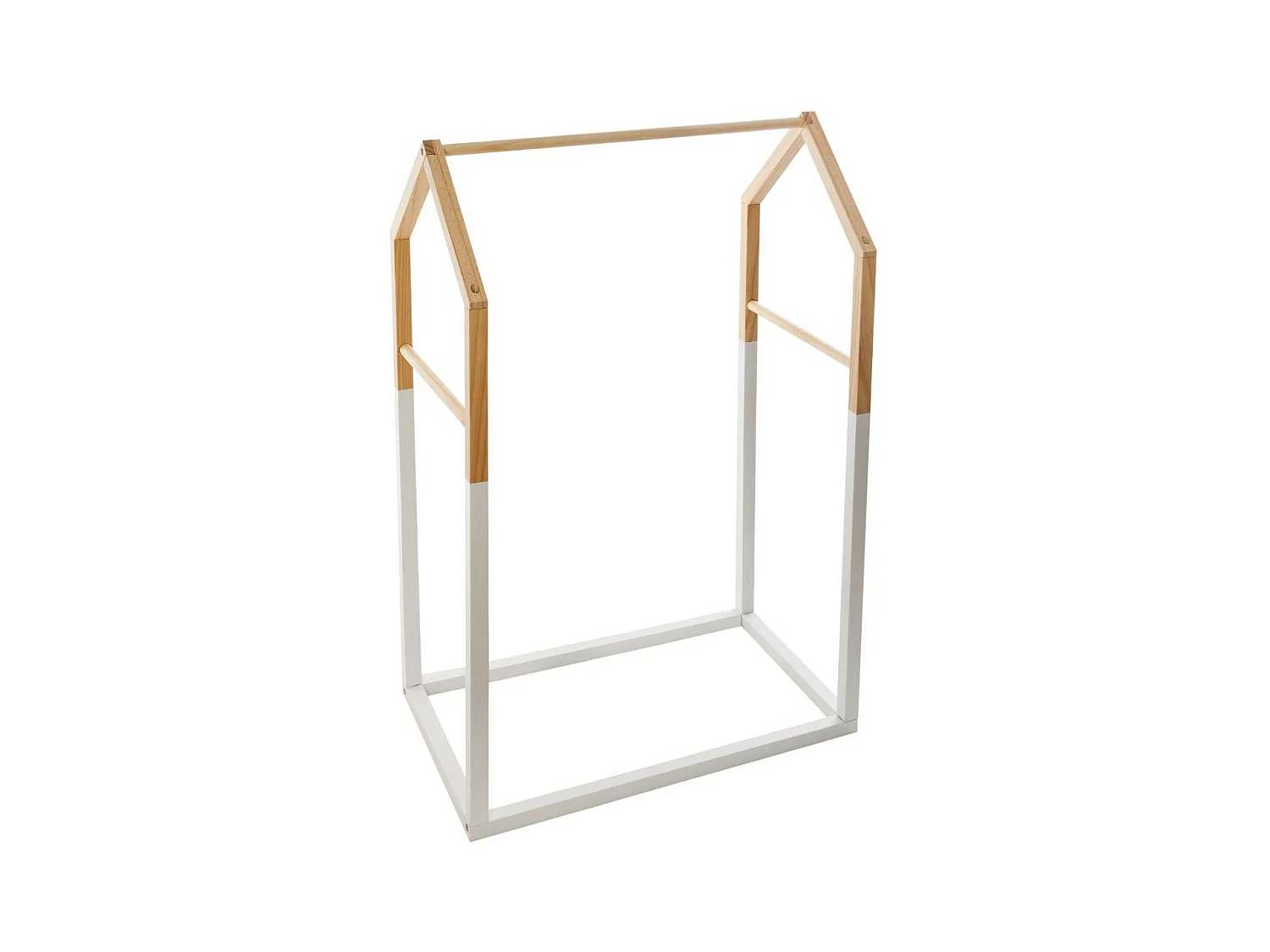 Penderie Enfant en Bois "House" 100cm Blanc