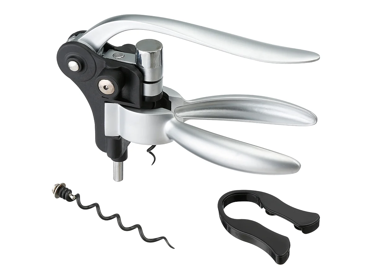 Coffret Tire-bouchon "Luxe" 18cm Gris