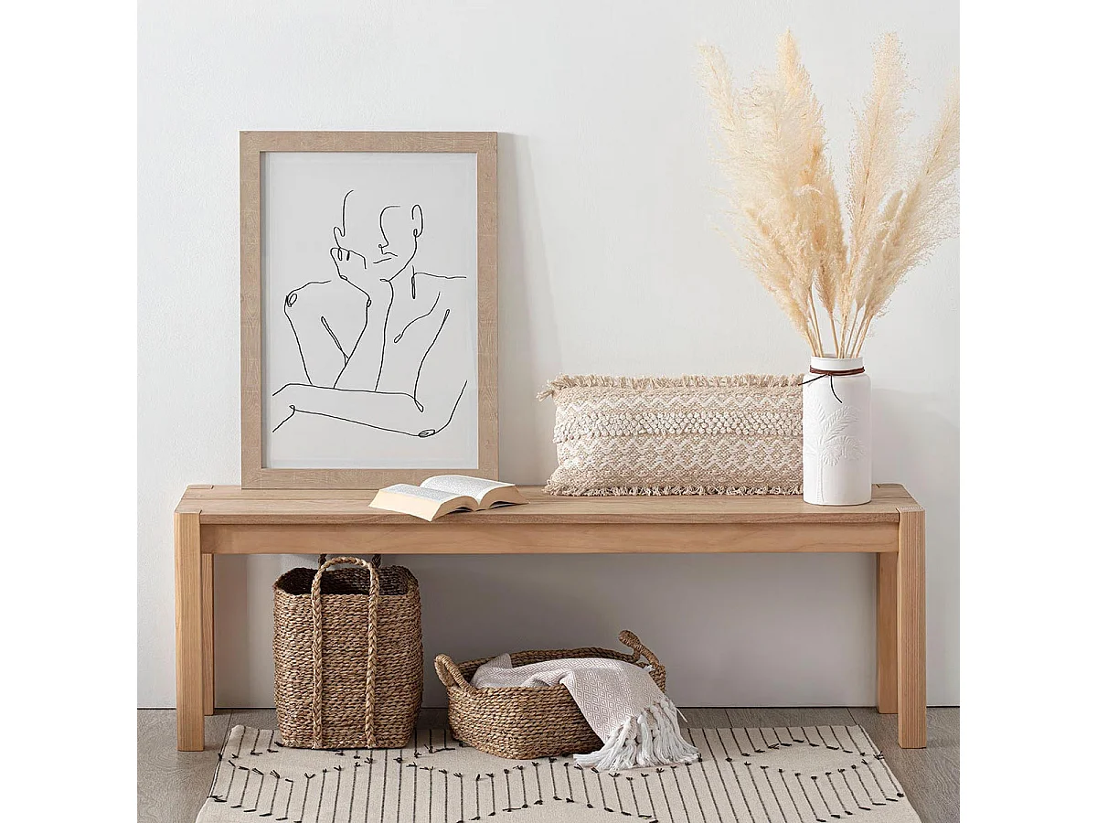 Lot de 3 Paniers de Rangement à Anses "Seagrass" 40cm Naturel