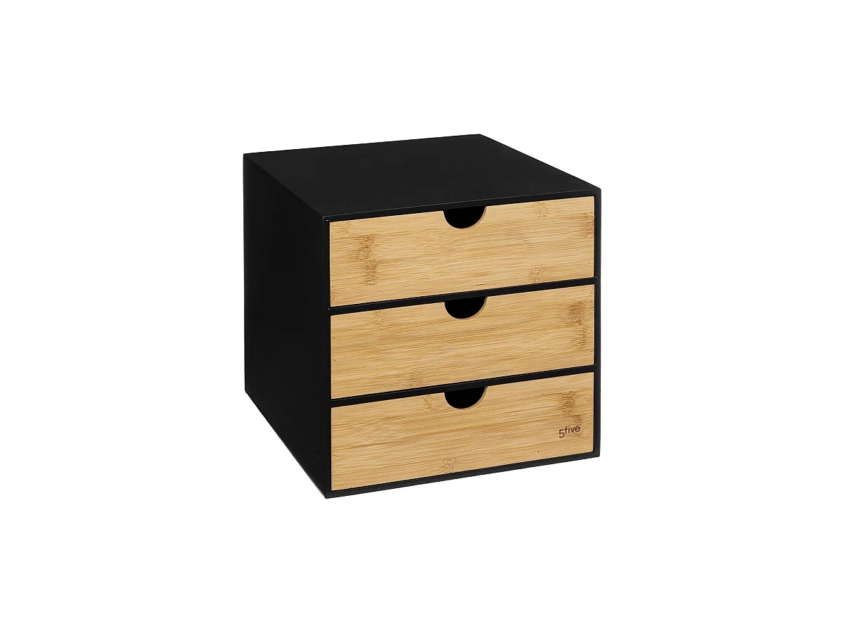 Organiseur de Bureau Boite de rangement vertical 3 tiroirs modèle Bava