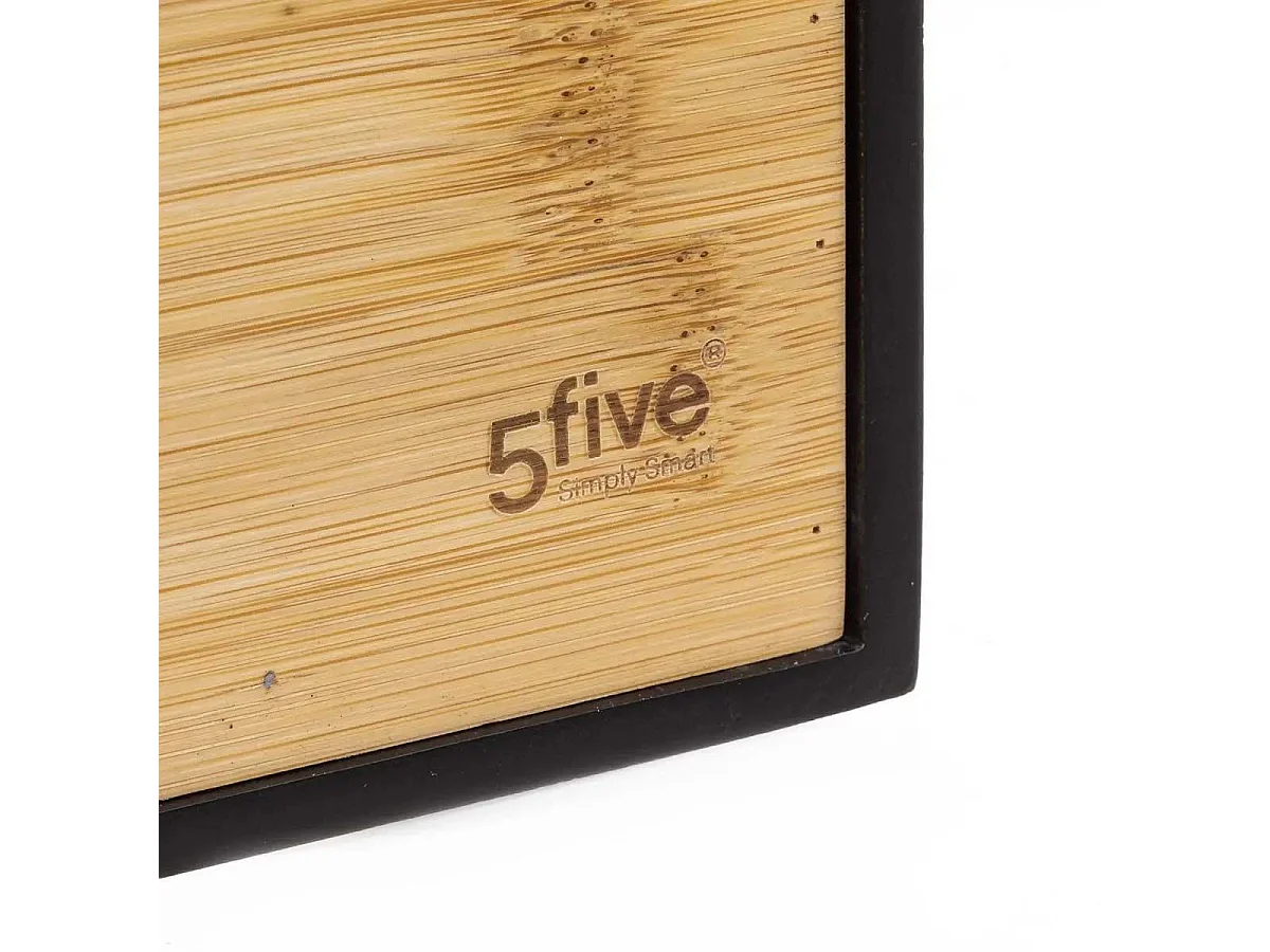 Tour de Rangement Bureau Carrée "Bava" 31cm Noir