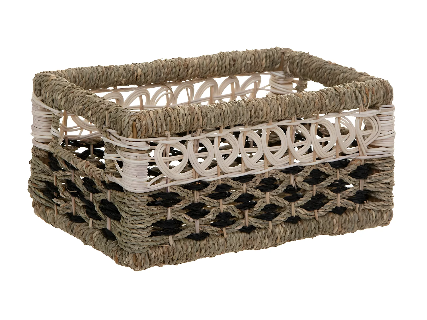 Lot de 8 Paniers de Rangement "Fenz" 66cm Naturel