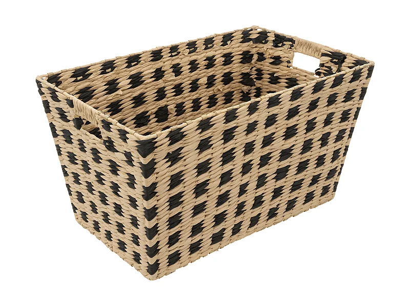 Panier de Rangement "Terre Inconnue" 30x55cm Beige