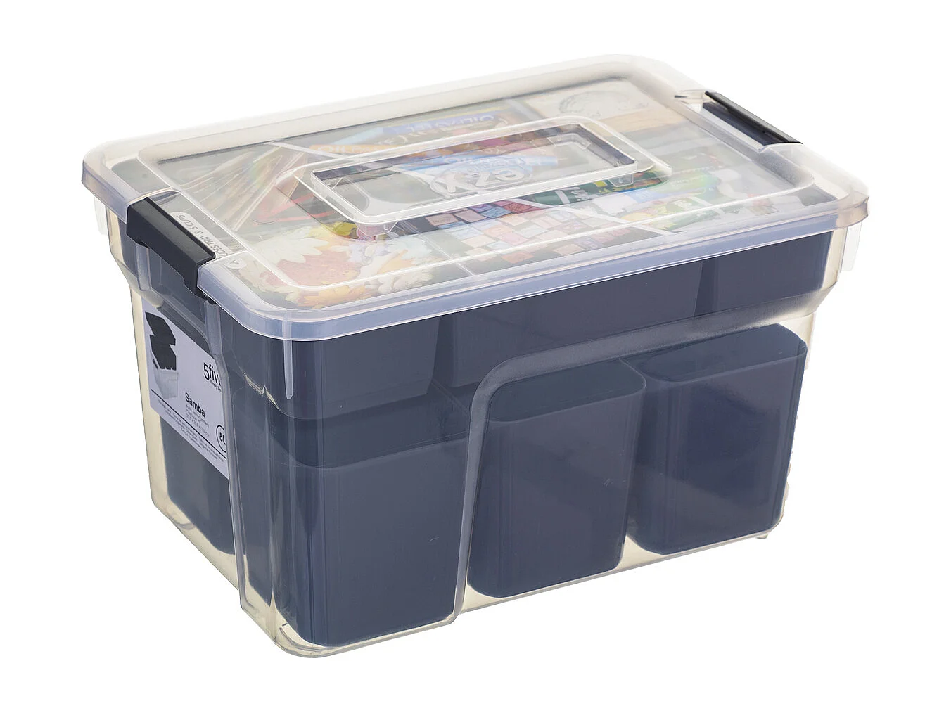 Boîte de Rangement "10 Compartiments" 8L Transparent