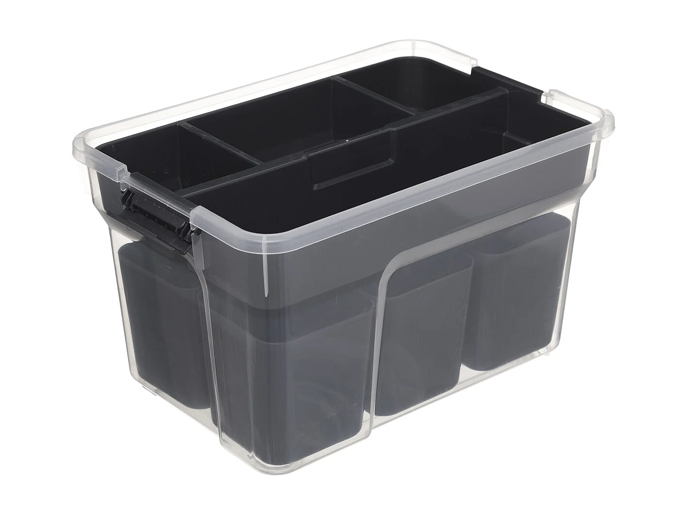 Boîte de Rangement "10 Compartiments" 8L Transparent