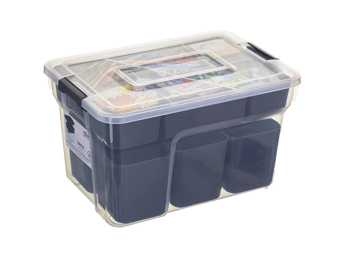 Boîte de Rangement "10 Compartiments" 8L Transparent