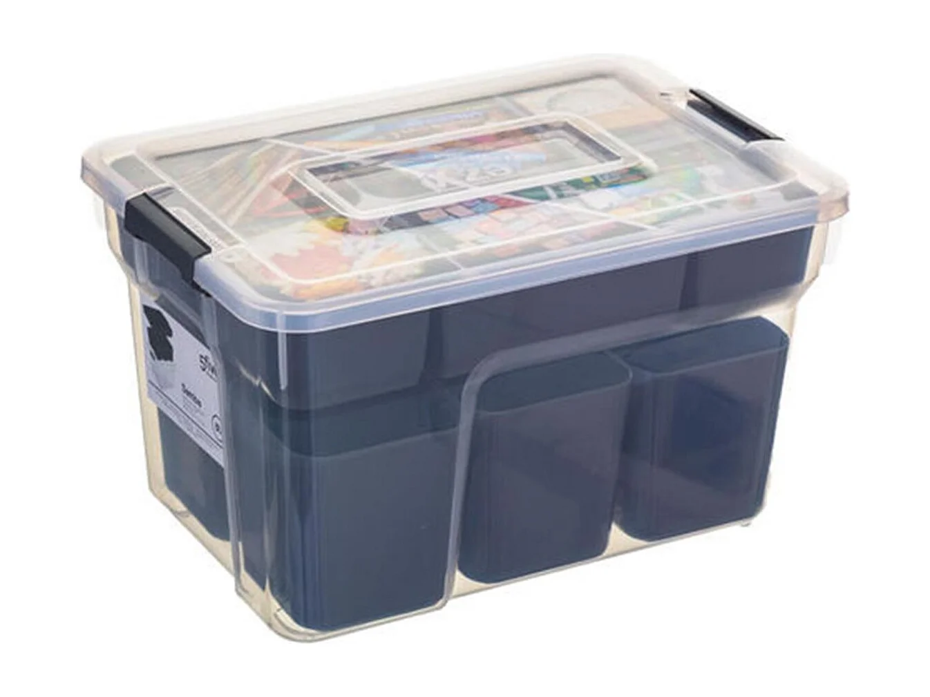 Boîte de Rangement "10 Compartiments" 8L Transparent