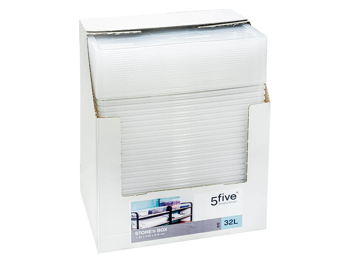 Boîte de Rangement "Store N'Box" 30L Transparent
