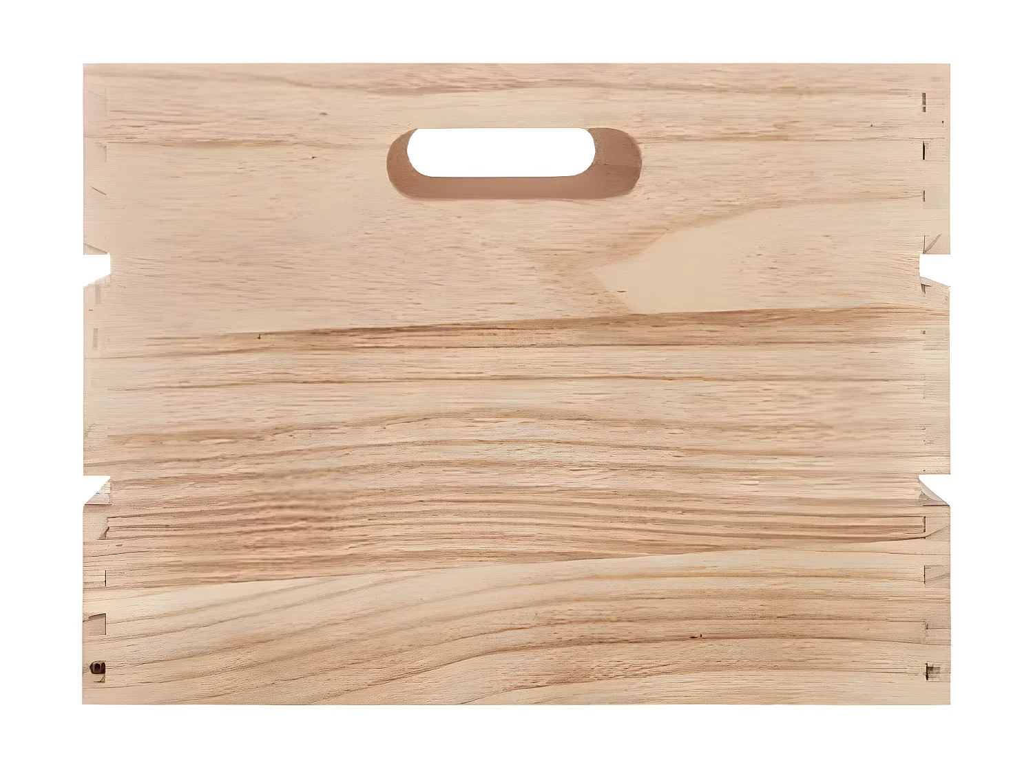 Lot de 6 Cagettes de Rangement "White Factory" 40cm Naturel