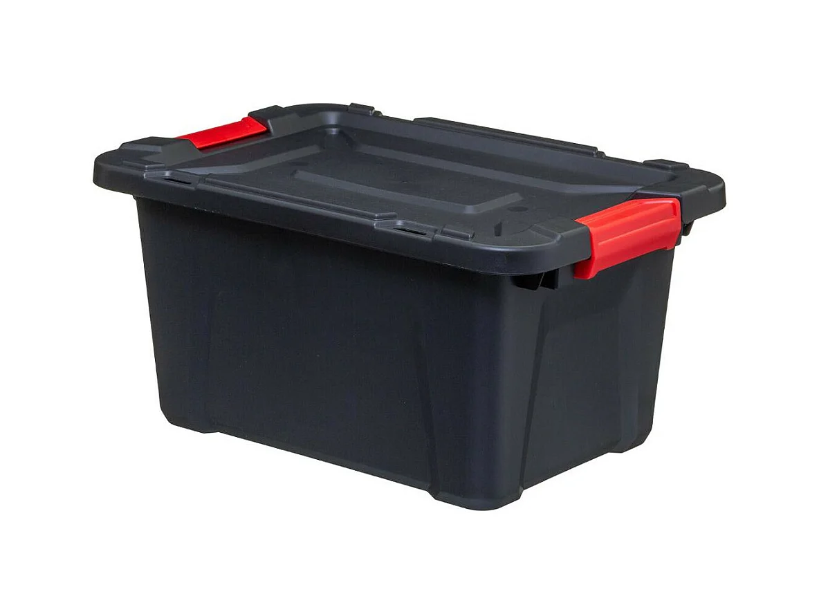 Boîte de Rangement "Store N'Lock" 30L Noir