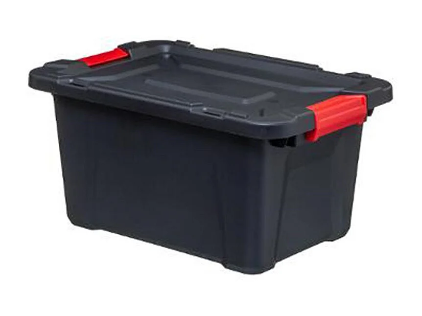 Boîte de Rangement "Store N'Lock" 30L Noir