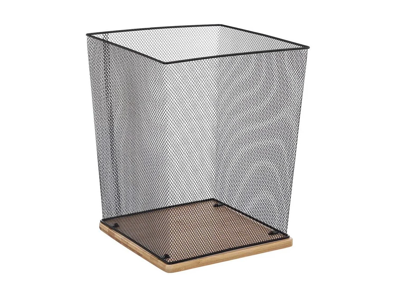 Corbeille de Bureau en Métal "Havi" 32cm Noir