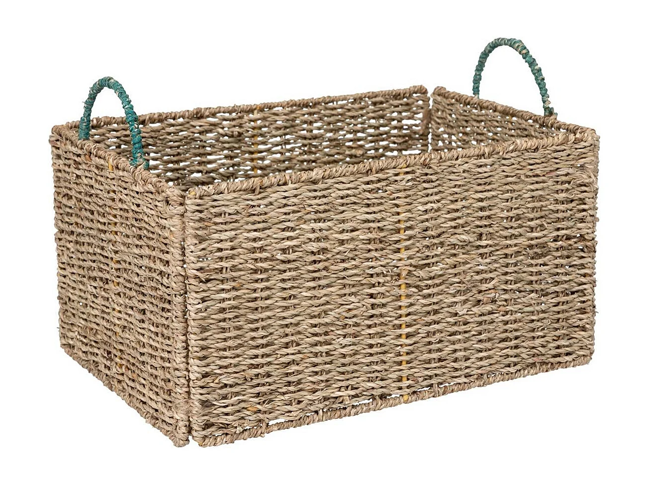 Lot de 3 Caisses Cagettes Déco "Palm" 38cm Beige