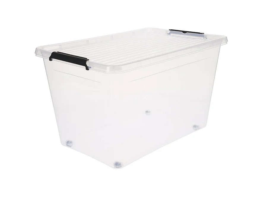 Boîte de Rangement "Easy Roll" 60l Transparent