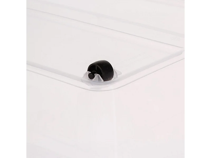 Boîte de Rangement "Easy Roll" 60l Transparent