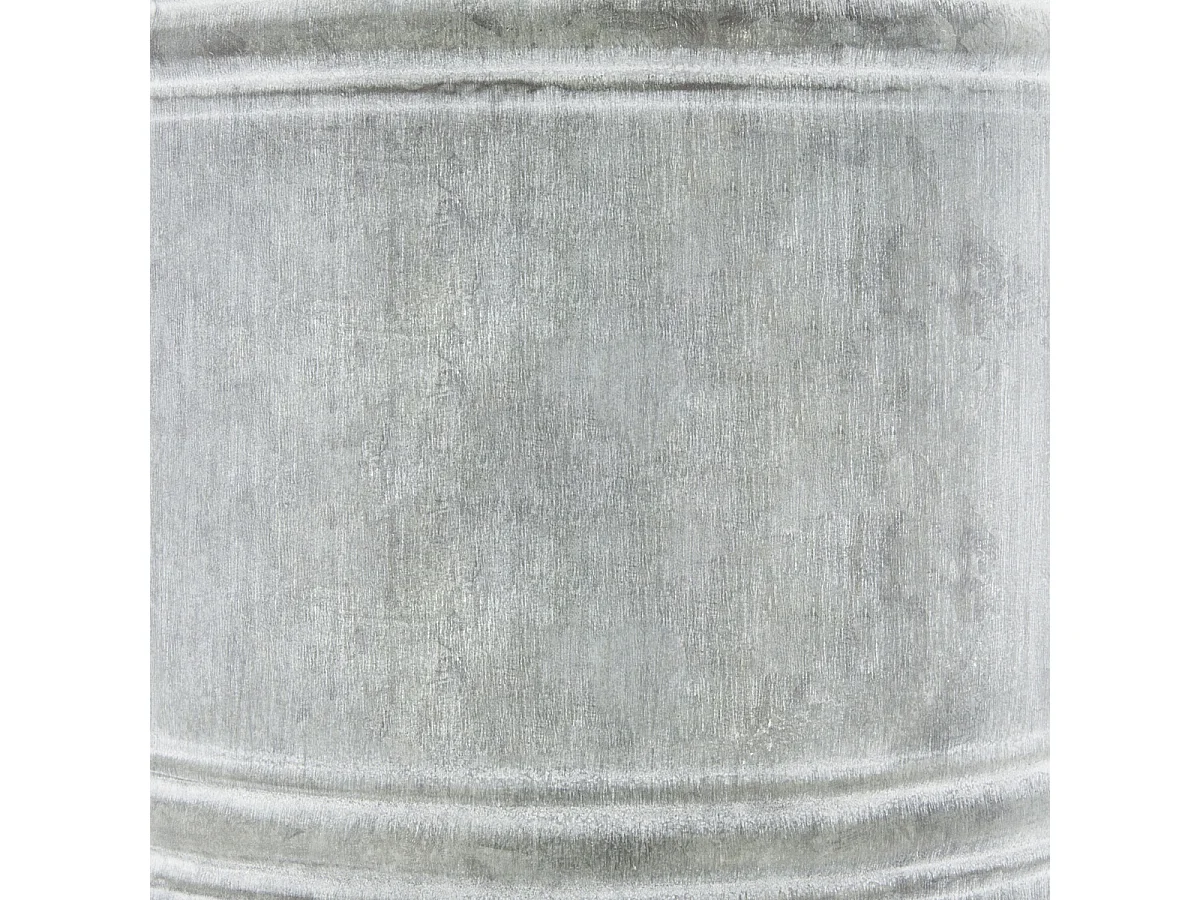 Lot de 2 Seaux en Métal "Spring Garden" 25cm Gris