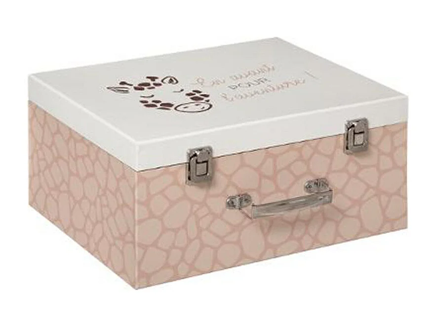 Lot de 3 Boîtes "Sweet Safari" 36cm Naturel