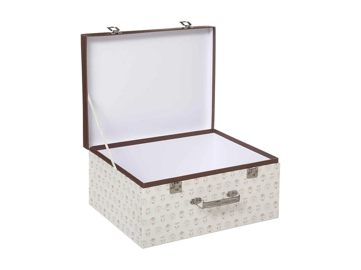 Lot de 3 Boîtes "Sweet Safari" 36cm Naturel