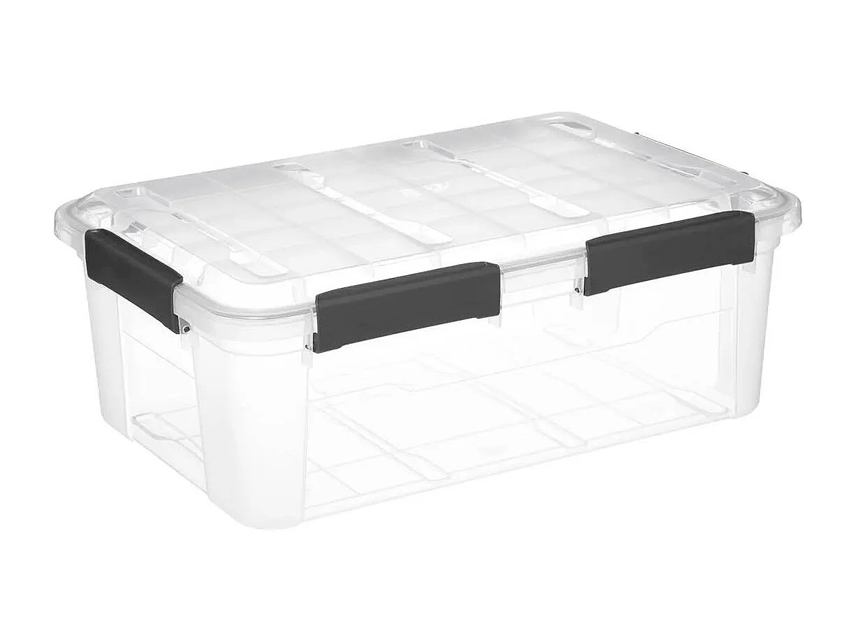 Boîte de Rangement "Protection" 32L Transparent