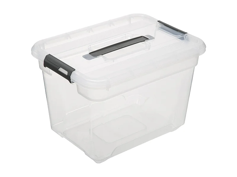 Boîte de Rangement "Solutions" 18L Transparent