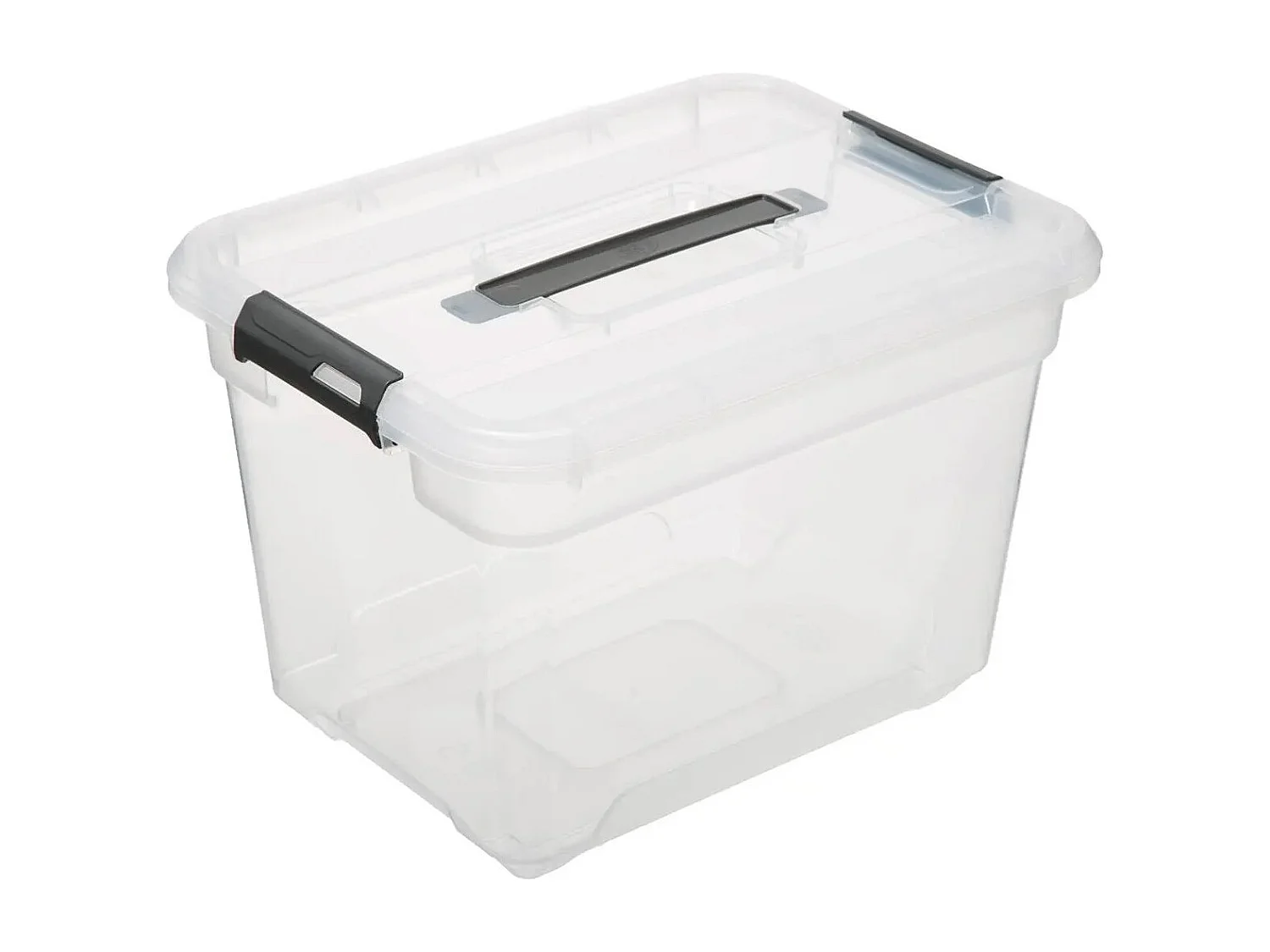 Boîte de Rangement "Solutions" 18L Transparent