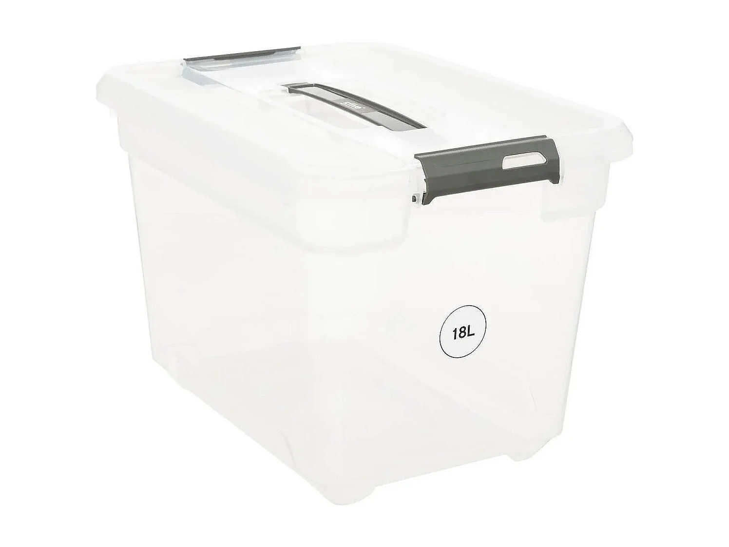 Boîte de Rangement "Solutions" 18L Transparent