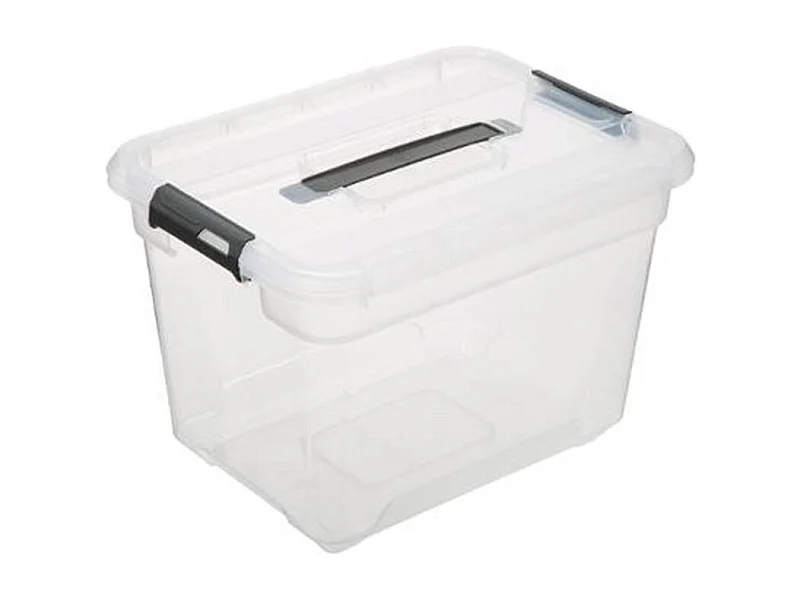 Boîte de Rangement "Solutions" 18L Transparent