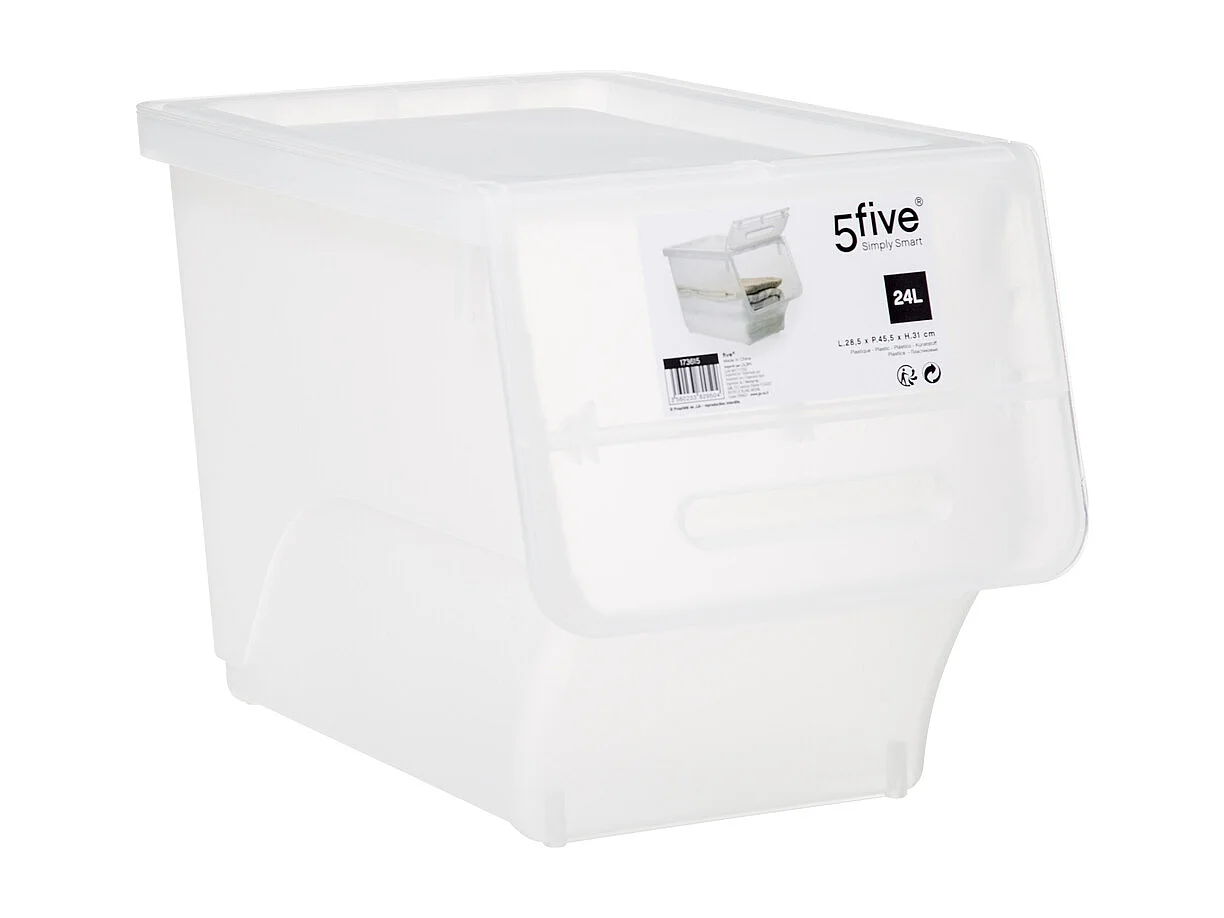 Boîte de Rangement "Cara" 24L Transparent