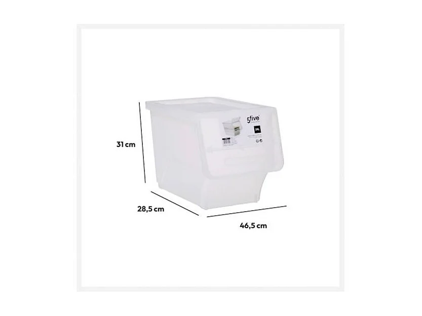 Boîte de Rangement "Cara" 24L Transparent