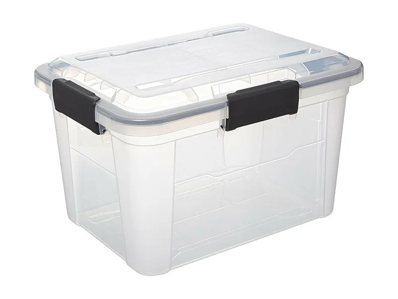 Boîte de Rangement à Clips "Protect" 18L Transparent