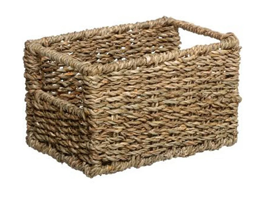 Lot de 4 Paniers Déco "Seagrass" 32cm Naturel
